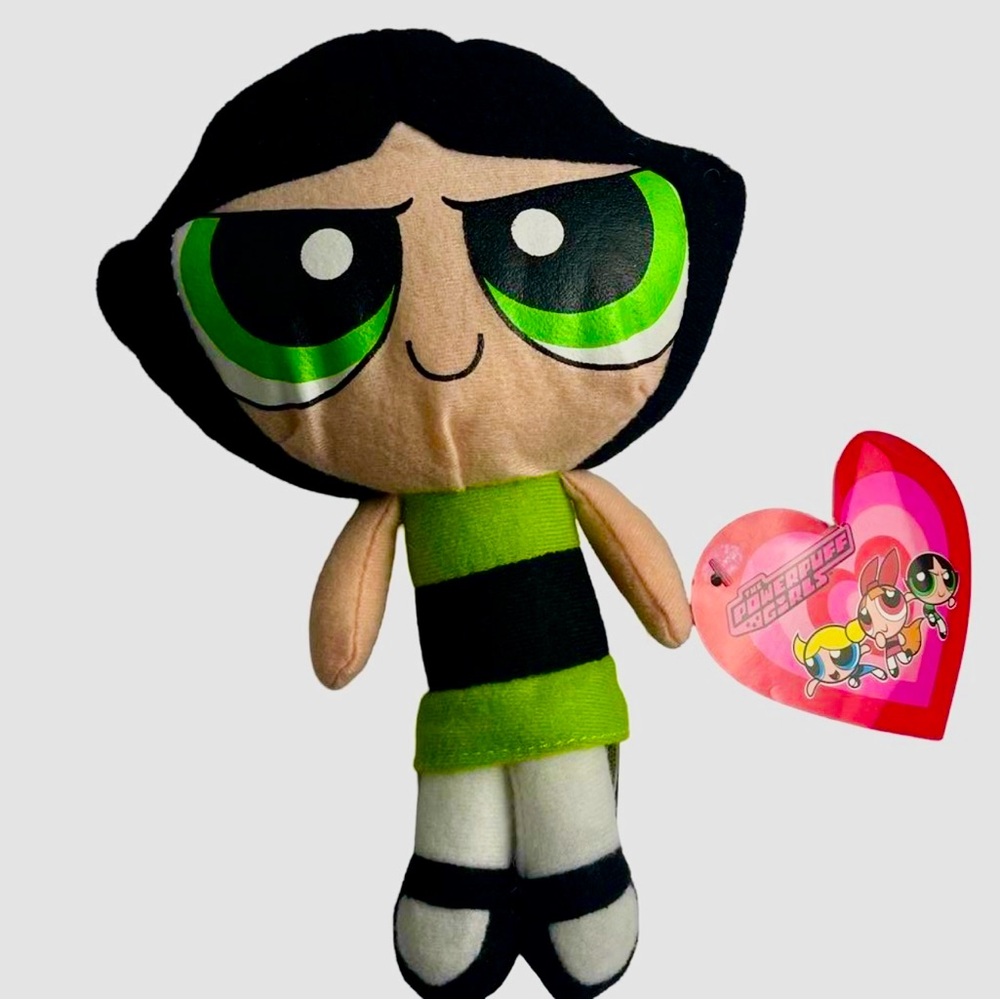 PowerPuff Girls‎ plush 10” Buttercup doll Cartoon Network Kellytoy